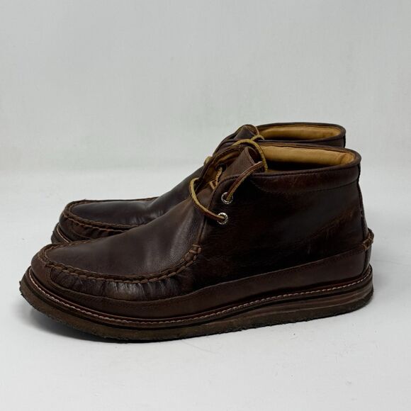 Sperry Gold Cup Chukka Boots Mens 11 M Brown Leather Crepe Sole Preppy Urban main image 10